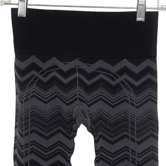 Lululemon Ebb To Street Seamless Pant Heather Black Slate Zig Zag 4 - Picture 7 of 9